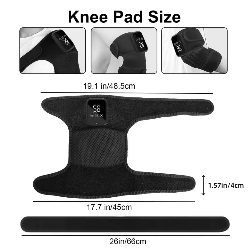 Knee massager with heat and vibration💆‍♂️