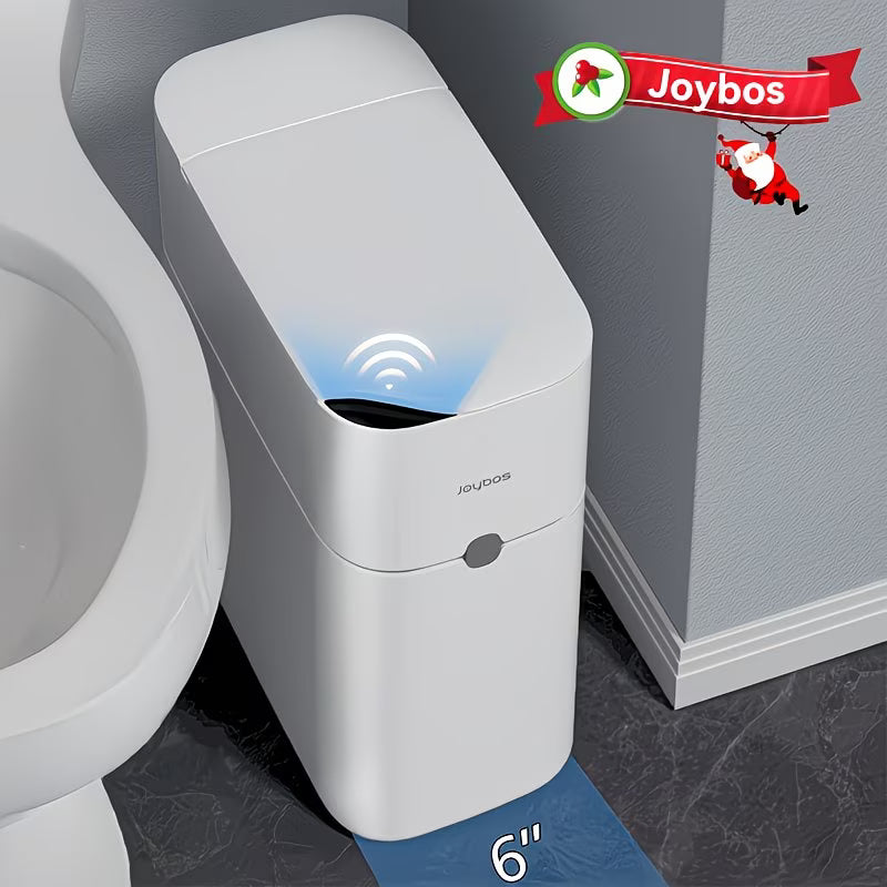 Smart Trash Can with Bathroom Lid🚮