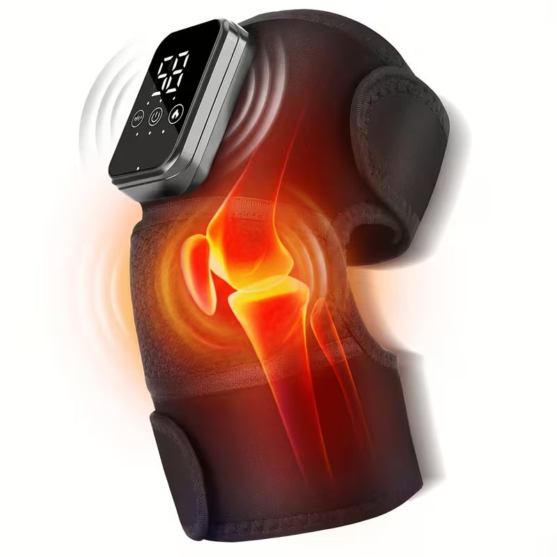 Knee massager with heat and vibration💆‍♂️