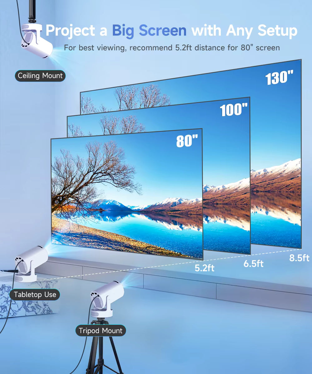 MAGCUBIC HY300 PRO 8K projector  1080P